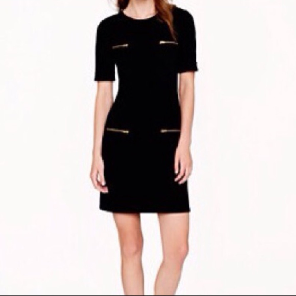 J. Crew Black Wool Dress